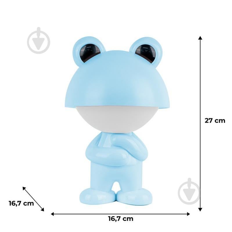Светильник-ночник LED KITE Dreamy Froggy 2,5 Вт голубой K25-315-3-3 - фото 3