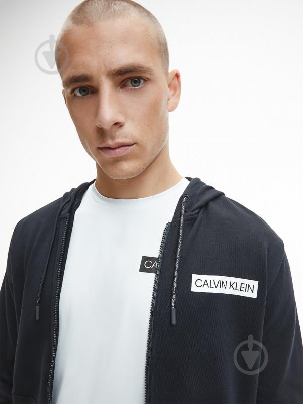 Джемпер Calvin Klein Performance FULL ZIP HOODED JACKET 00GMT0J481-007 р. L чорний - фото 4