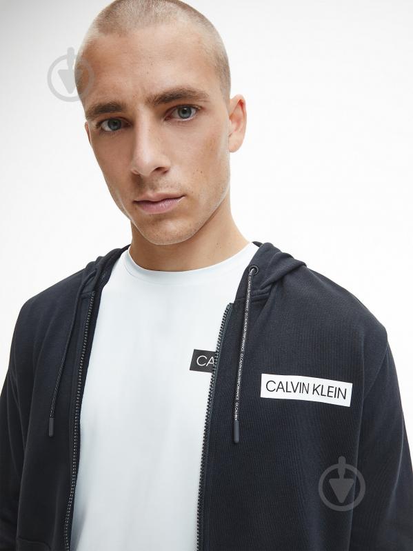 Джемпер Calvin Klein Performance FULL ZIP HOODED JACKET 00GMT0J481-007 р. M чорний - фото 4