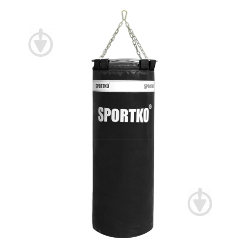 Боксерский мешок SPORTKO 70x30 см 1005-Black черный - фото 1