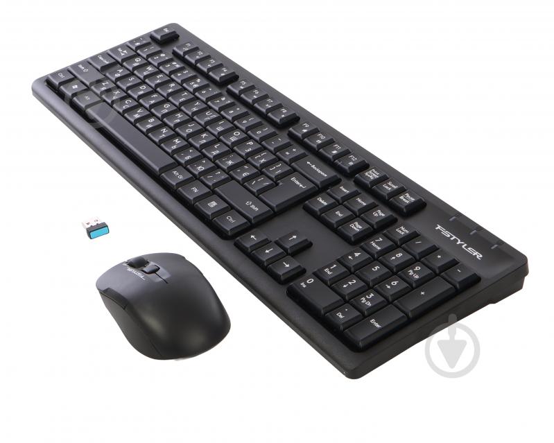 Комплект клавіатура та миша A4Tech FG1200S (Black) - фото 3