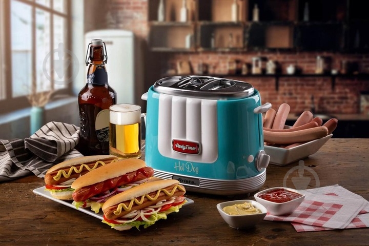Бутербродниця Ariete 0206 - HOT DOG BLUE - фото 3