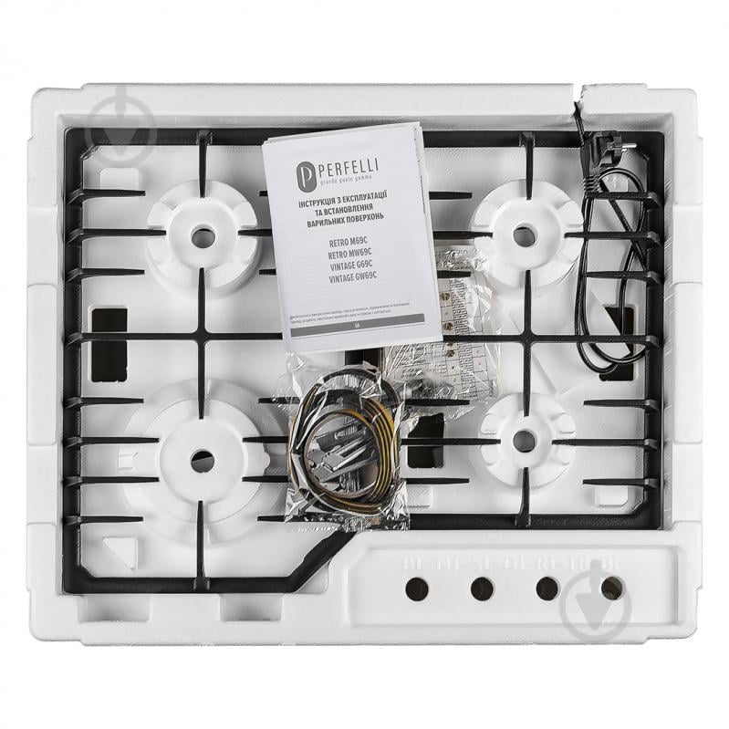 Варильна поверхня газова Perfelli VINTAGE GW69C NERO VINTAGE GW69C NERO - фото 12 Варильна поверхня газова Perfelli VINTAGE GW69C NERO VINTAGE GW69C NERO - фото 12