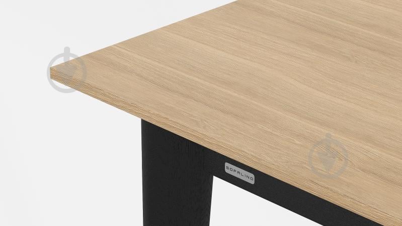 Стол обеденный SOFALINO BOSCO 1200(1200)x800x750мм натуральный/черный - фото 2 Стол обеденный SOFALINO BOSCO 1200(1200)x800x750мм натуральный/черный - фото 2