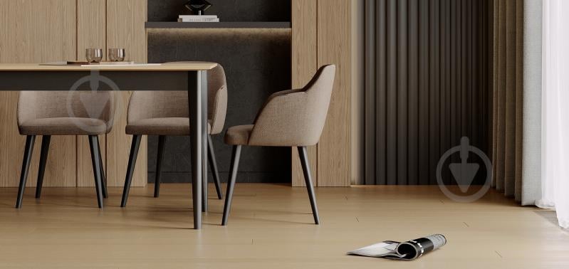 Стол обеденный SOFALINO BOSCO 1200(1200)x800x750мм натуральный/черный - фото 4 Стол обеденный SOFALINO BOSCO 1200(1200)x800x750мм натуральный/черный - фото 4