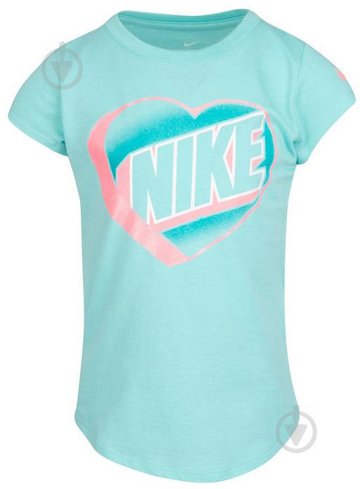 Футболка Nike SHORT SLEEVE GRAPHIC T-SHIRT 36H573-F1P р.4 бирюзовый - фото 1