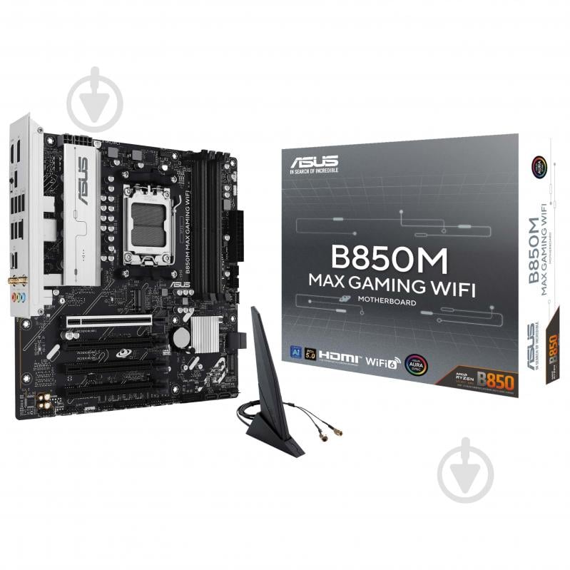Материнская плата Asus 90MB1LL0-M0EAY0 (Socket AM5, AMD B850, micro ATX) - фото 1