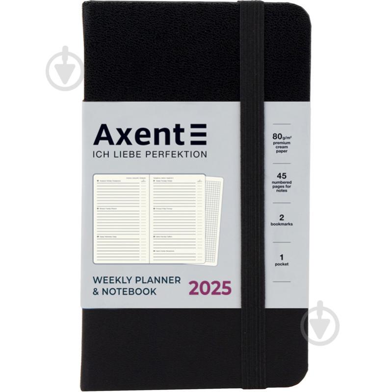 Еженедельник датированный Pocket 90x150 мм Axent Strong A6 2025 8508-25-01-A - фото 1