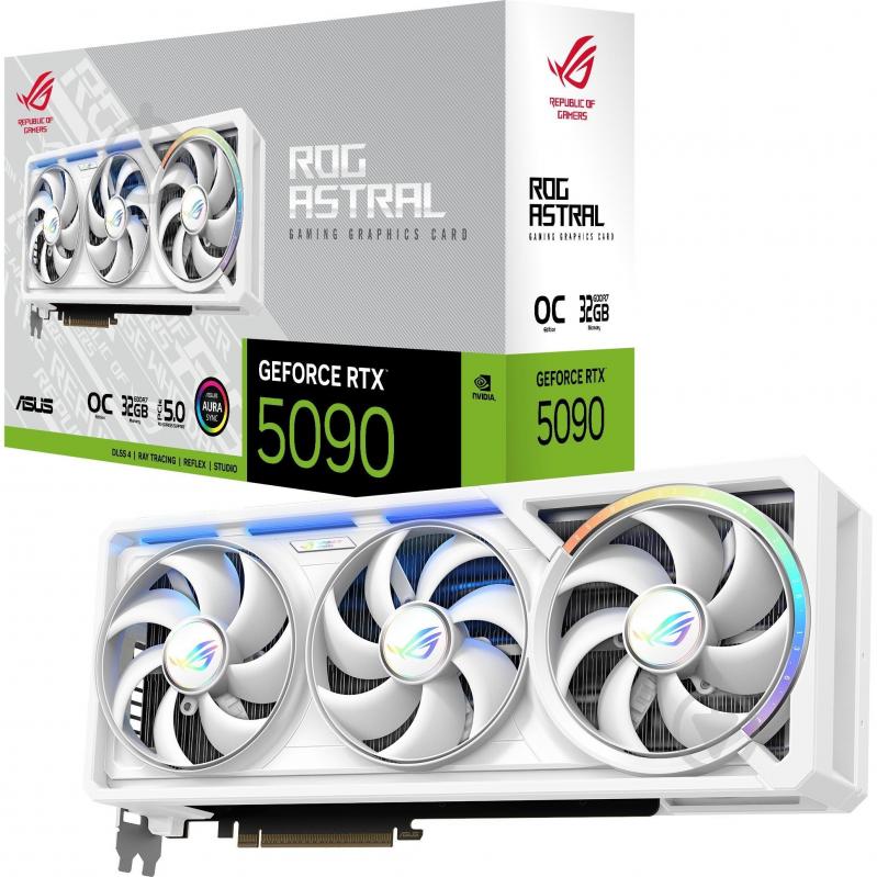 Відеокарта Asus GeForce RTX 5090 OC ROG-ASTRAL 32GB GDDR7 512bit (90YV0LWA-M0NA00) - фото 8 Відеокарта Asus GeForce RTX 5090 OC ROG-ASTRAL 32GB GDDR7 512bit (90YV0LWA-M0NA00) - фото 8