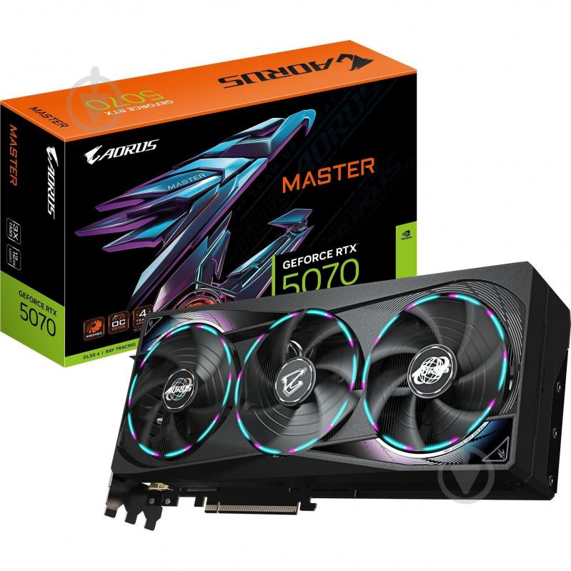 Відеокарта Gigabyte GeForce RTX 5070 AORUS M 12GB GDDR7 192bit (GV-N5070AORUS_M-12GD) - фото 10 Відеокарта Gigabyte GeForce RTX 5070 AORUS M 12GB GDDR7 192bit (GV-N5070AORUS_M-12GD) - фото 10
