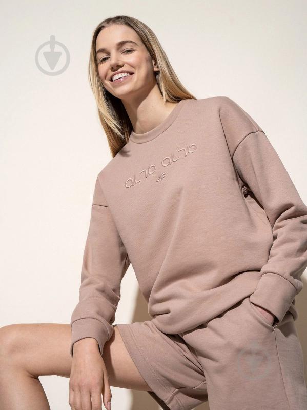 Свитшот 4F AL*4F_SWEATSHIRT 4FSS22TSWSF114-82S р.M бежевый - фото 3