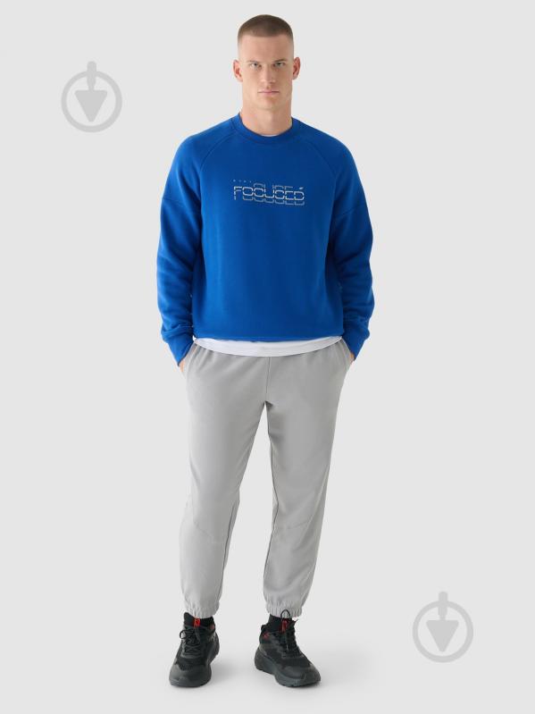 Світшот 4F SWEATSHIRT M1255 4FWAW24TSWSM1255-33S р.L блакитний - фото 4