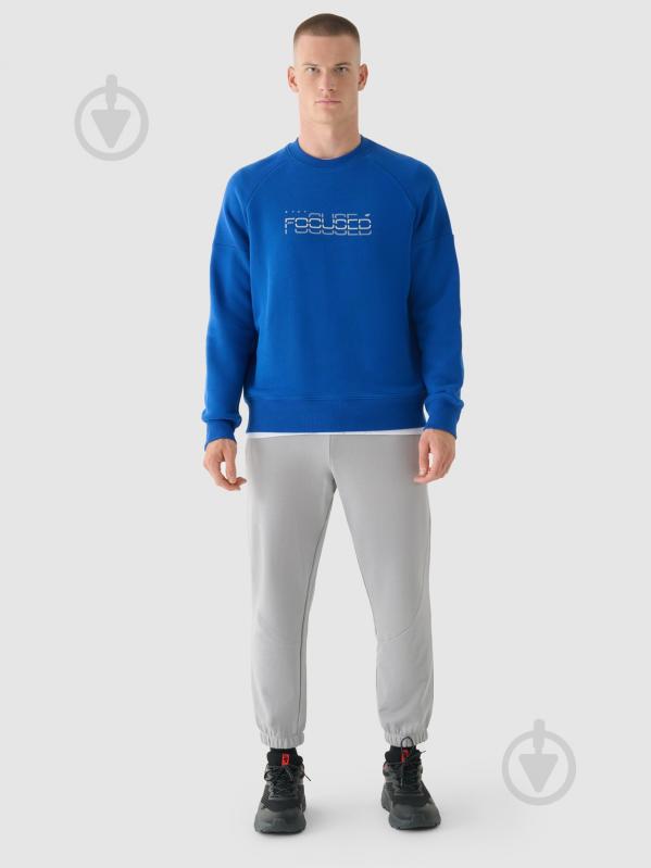 Світшот 4F SWEATSHIRT M1255 4FWAW24TSWSM1255-33S р.L блакитний - фото 5