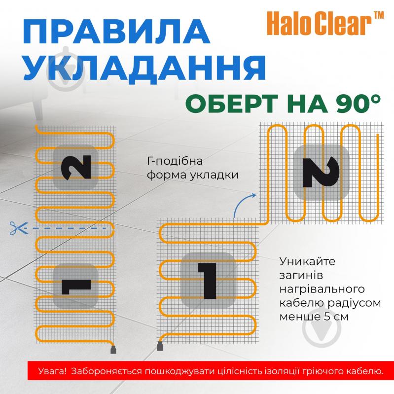 Нагревательный мат NAVIN HaloClear 190/830 4,0 м2 - фото 8