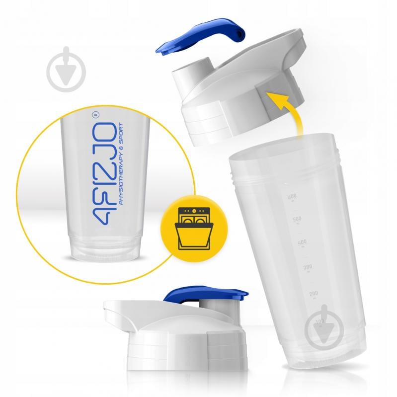 Шейкер универсальный Ultra 700 мл White/Blue (P-5905973407076) - фото 2 Шейкер универсальный Ultra 700 мл White/Blue (P-5905973407076) - фото 2