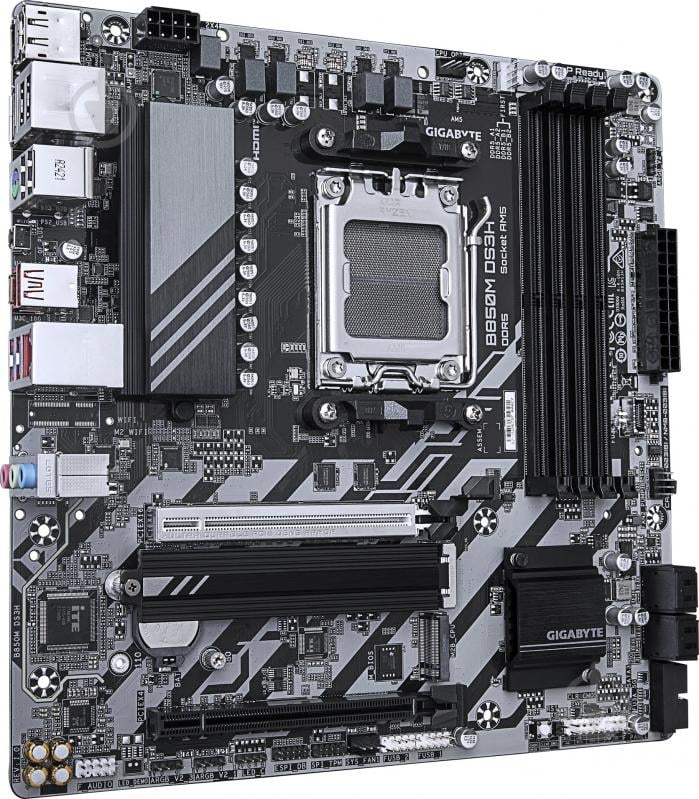Материнська плата Gigabyte B850M_DS3H (Socket AM5, AMD B850, micro ATX) - фото 3