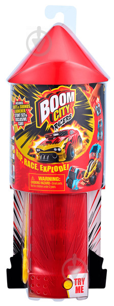 Игровой набор Boom City Racers Стартовый набор машинка с лончер и аксессуарами 6631577 - фото 1