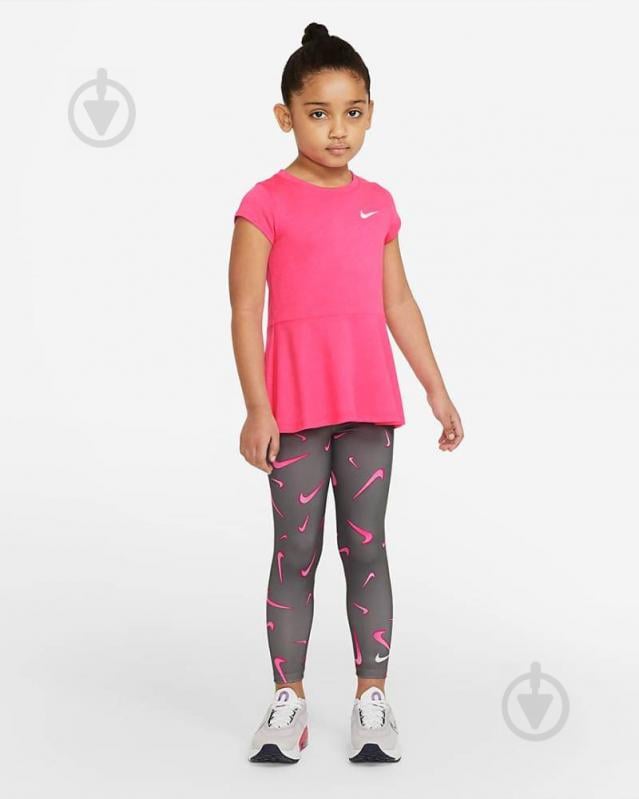 Спортивний костюм Nike TUNIC TOP AND LEGGINGS SET 36H503-M19 біло-сірий - фото 1