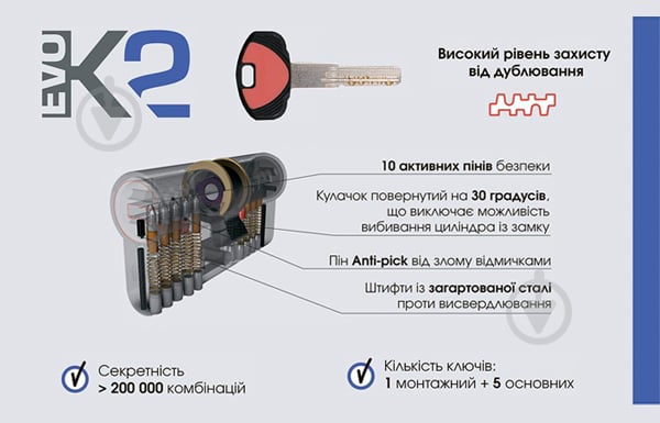 Двері вхідні Булат Статус (квадро) 549 / 551 оксид темний / оксид 2050x850 мм ліві - фото 10