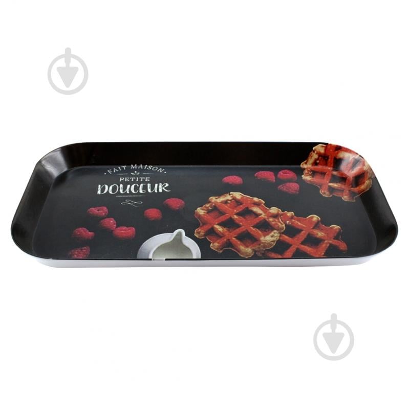 Поднос Arino Waffles with berries 30x15x2.2 см прямоугольный 30x15x2.2 см 74650 - фото 2