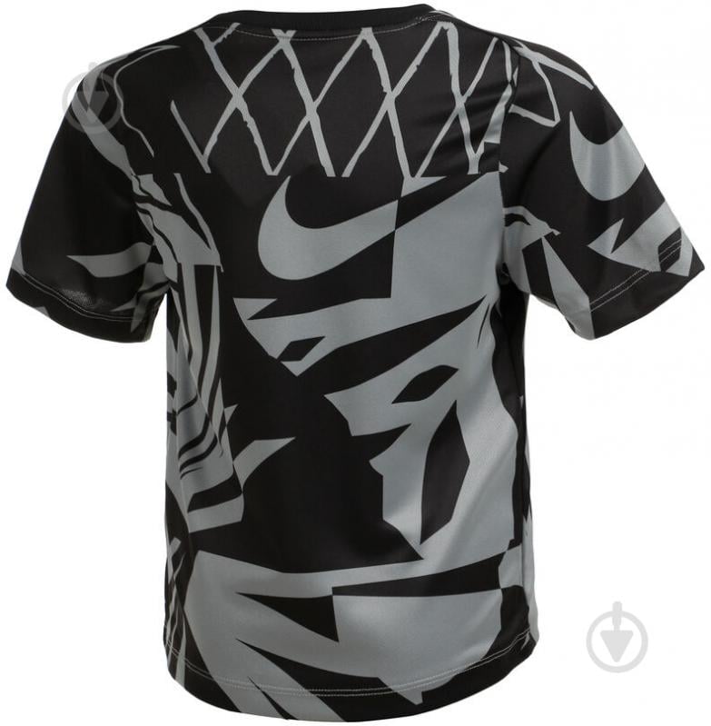 Футболка Nike B NK DF MULTI + SS TP SSNL AOP FB1287-065 р.M серый - фото 3