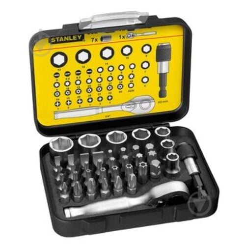 Набір головок Stanley 40 шт. 1-13-906 - фото 1 Набір головок Stanley 40 шт. 1-13-906 - фото 1
