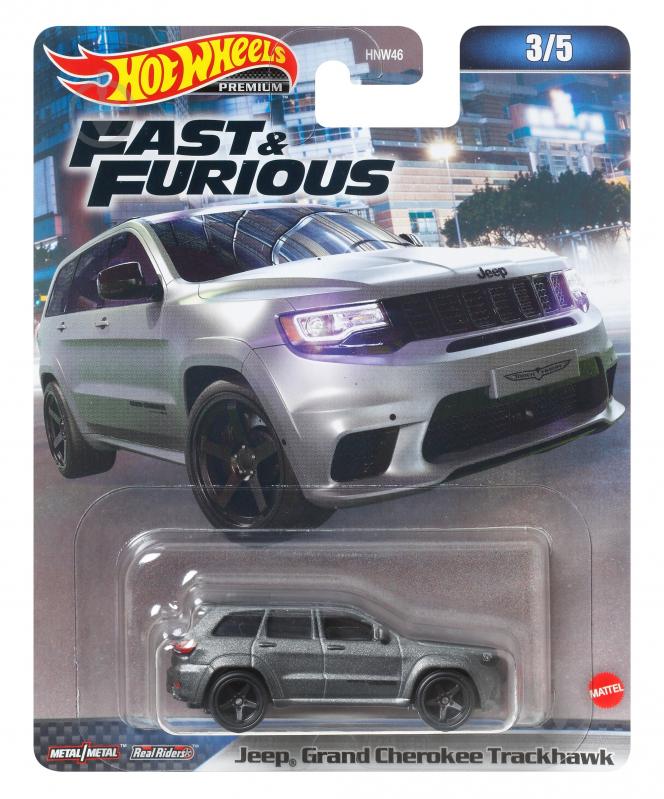 Машинка Hot Wheels коллекционная Jeep Grand Cherokee Trackhawk серии Форсаж 1:64 HNW46/HNW48 - фото 2