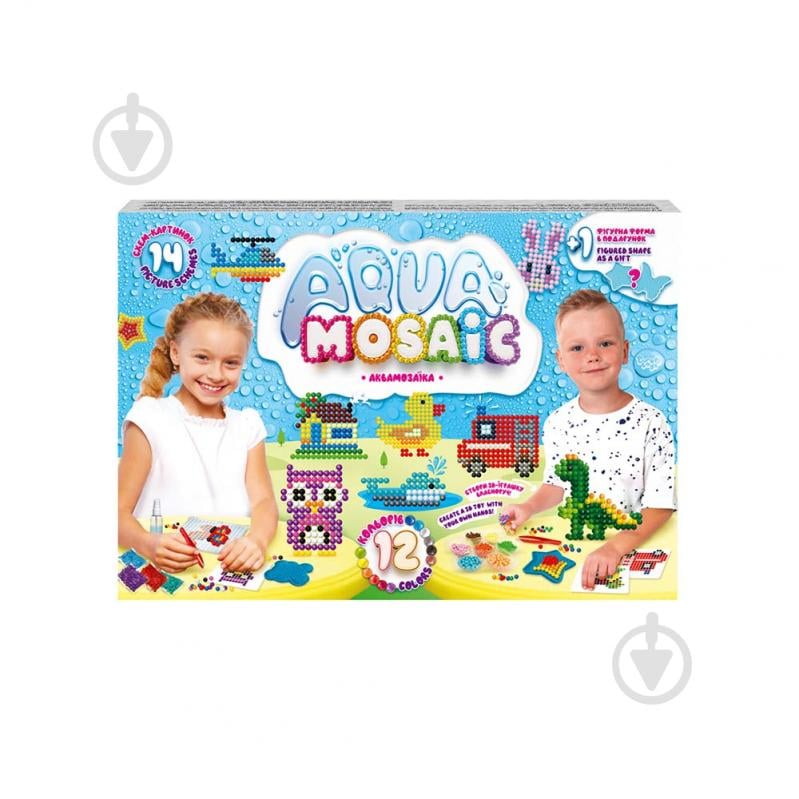 Водяна мозаїка Danko Toys Aqua Mosaic (малий набір) AM-01-03 - фото 1