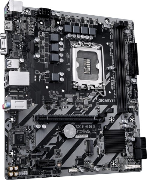 Материнская плата Gigabyte H810M_H (Socket 1851, Intel H810, micro ATX) - фото 3 Материнская плата Gigabyte H810M_H (Socket 1851, Intel H810, micro ATX) - фото 3