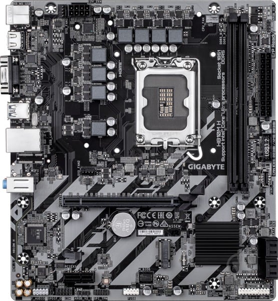 Материнская плата Gigabyte H810M_H (Socket 1851, Intel H810, micro ATX) - фото 2 Материнская плата Gigabyte H810M_H (Socket 1851, Intel H810, micro ATX) - фото 2