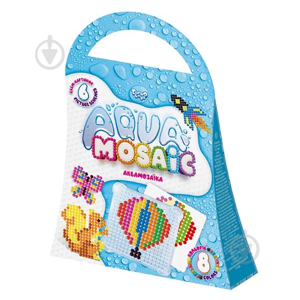 Водяна мозаїка Danko Toys Aqua Mosaic комільфо №1 AM-02-01 - фото 1