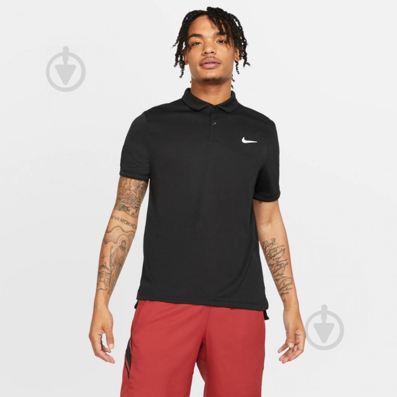 Поло Nike M NKCT DRY POLO TEAM 939137-010 р.2XL черный - фото 4