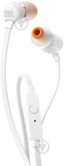 Навушники JBL T110 white (JBLT110WHT) - фото 2