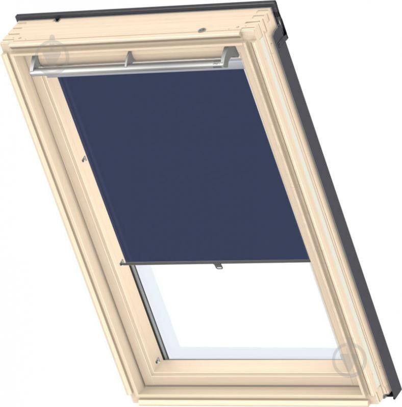 Штора рулонная на крючках VELUX 94 cм RHL PK00 9050 синий - фото 1