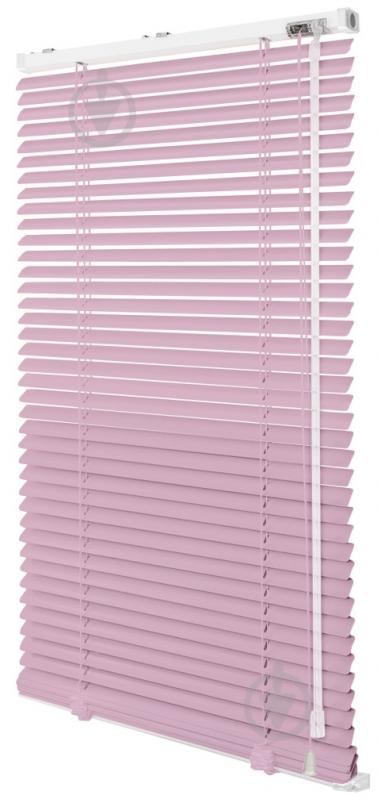 Жалюзі Rollotex алюмінієві горизонтальні з фіксацією 136х150 см світло-бузкові глянцеві - фото 1
