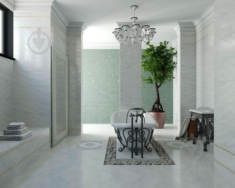 Плитка Golden Tile Carrara white Е50051 30x60 см - фото 5