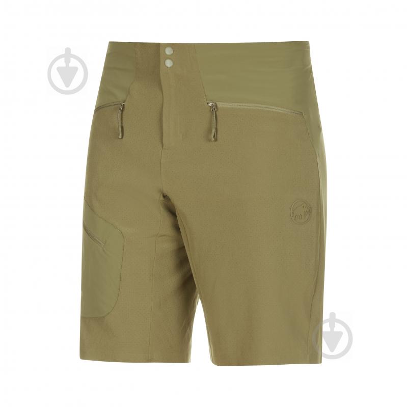 Шорты MAMMUT Sertig Shorts 1023-00190-4072 р. 46 оливковый - фото 1