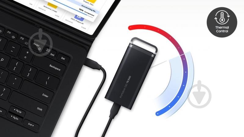 SSD-накопичувач Samsung T5EVO Shield 4000GB Portable USB 3.2 QLC (MU-PH4T0S/EU) - фото 12 SSD-накопичувач Samsung T5EVO Shield 4000GB Portable USB 3.2 QLC (MU-PH4T0S/EU) - фото 12