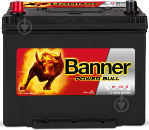 Акумулятор автомобільний Banner POWER BULL 70Ah 600A 12V Р7024 «+» ліворуч (Р7024) - фото 1