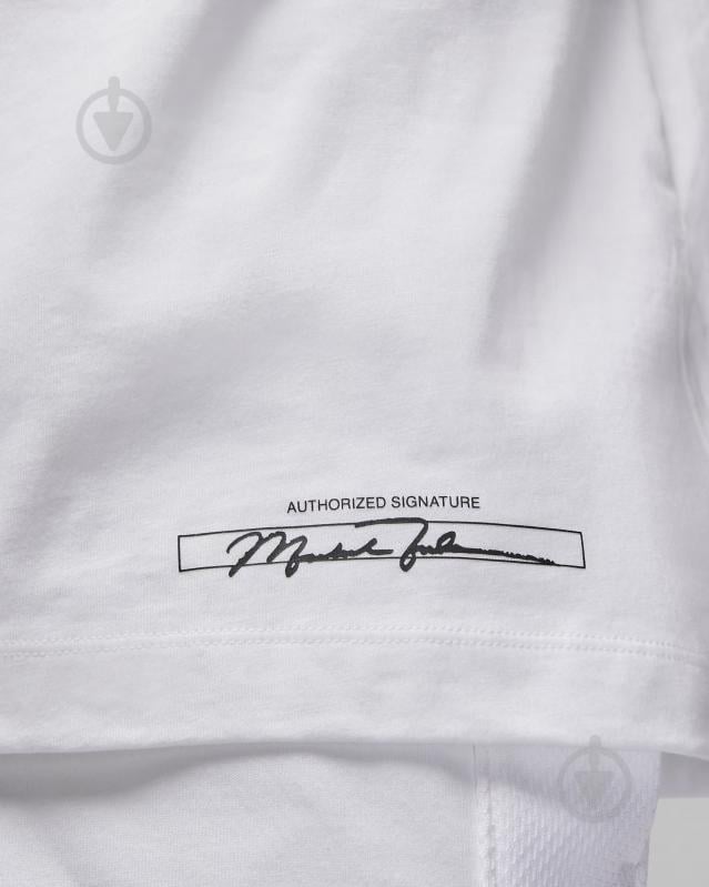 Футболка Nike M J FLT MVP SIG SS CREW DX9563-101 р.2XL белый - фото 6