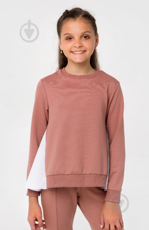 Свитшот для девочки Smil р.128 темная карамель 116492 - фото 1 Свитшот для девочки Smil р.128 темная карамель 116492 - фото 1