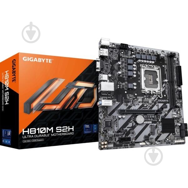 Материнська плата Gigabyte H810M_S2H (Socket 1851, Intel H810, micro ATX) - фото 1