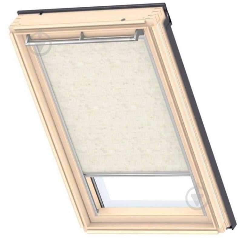 Штора затемняющая VELUX 78x140 cм RFL MK08 1086 лен - фото 1