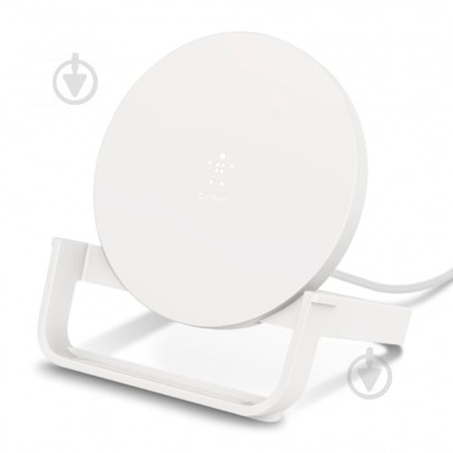 Беспроводное зарядное устройство Belkin Qi Wireless Charging Stand 10W White (WIB001VFWH) - фото 2