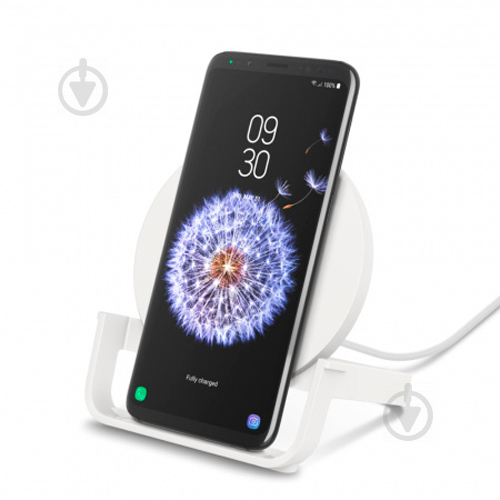 Беспроводное зарядное устройство Belkin Qi Wireless Charging Stand 10W White (WIB001VFWH) - фото 4