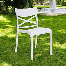 Стул пластиковый Bica Сroix 80x46x56 см белый - фото 5
