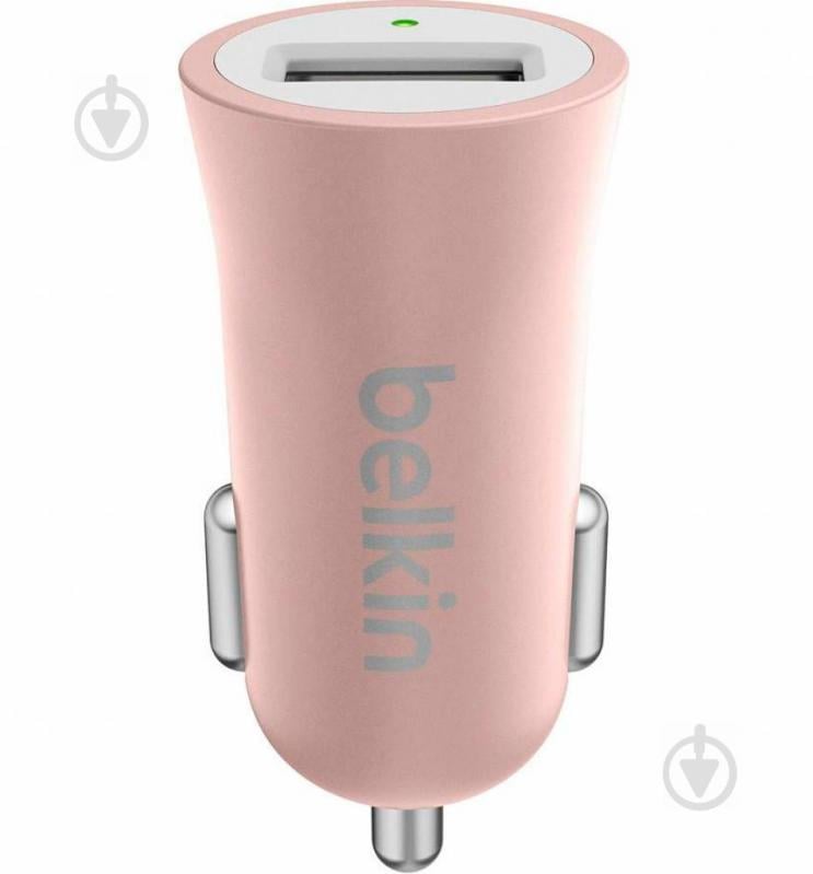 Автомобильное зарядное устройство Belkin 2.4A 12W Mixit Metallic Rose Gold (F8M730BTC00) - фото 2