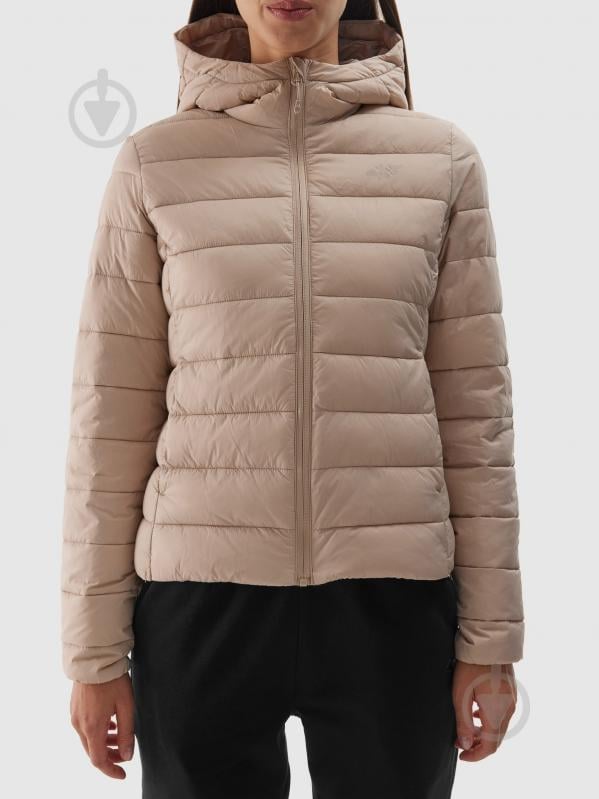 Куртка женская демисезонная 4F DOWN JACKET F468 4FWAW24TDJAF468-83S р.S бежевая - фото 4