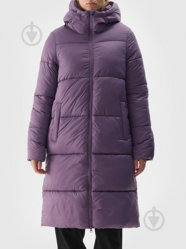 Пуховик жіночий зимовий 4F DOWN JACKET F475 4FWAW24TDJAF475-50S р.S фіолетовий - фото 7