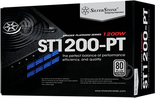 Блок питания SilverStone Strider SST-ST1200-PT 1200 Вт - фото 9